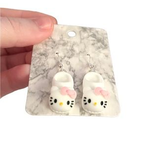 Hello Kitty Slipper Earrings - Sanrio